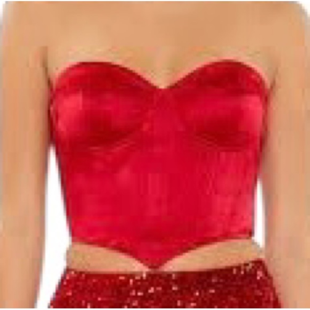 Forever 21 Women's Satin Sweetheart Tube Top Size: L